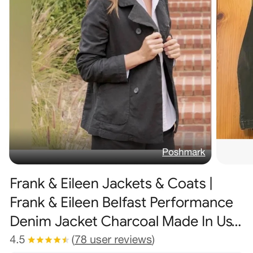 Frank & Eileen Gray Performance Jacket with Tailored Fit and Notched Lapels